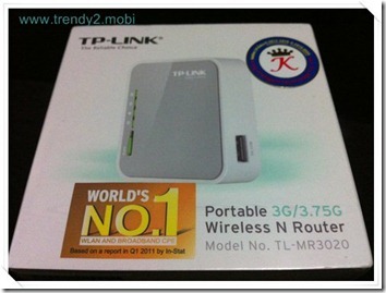 TP-Link 3G Wireless Router รุ่น TL-MR3020