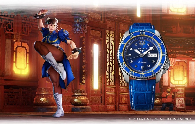 นาฬิกา Seiko 5 รุ่น Chunli จาก Street Fighter V