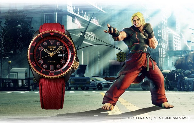 นาฬิกา Seiko 5 รุ่น Ken จาก Street Fighter V