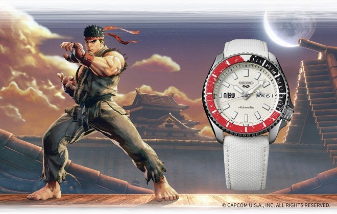 นาฬิกา Seiko 5 รุ่น Ryu จาก Street Fighter V 