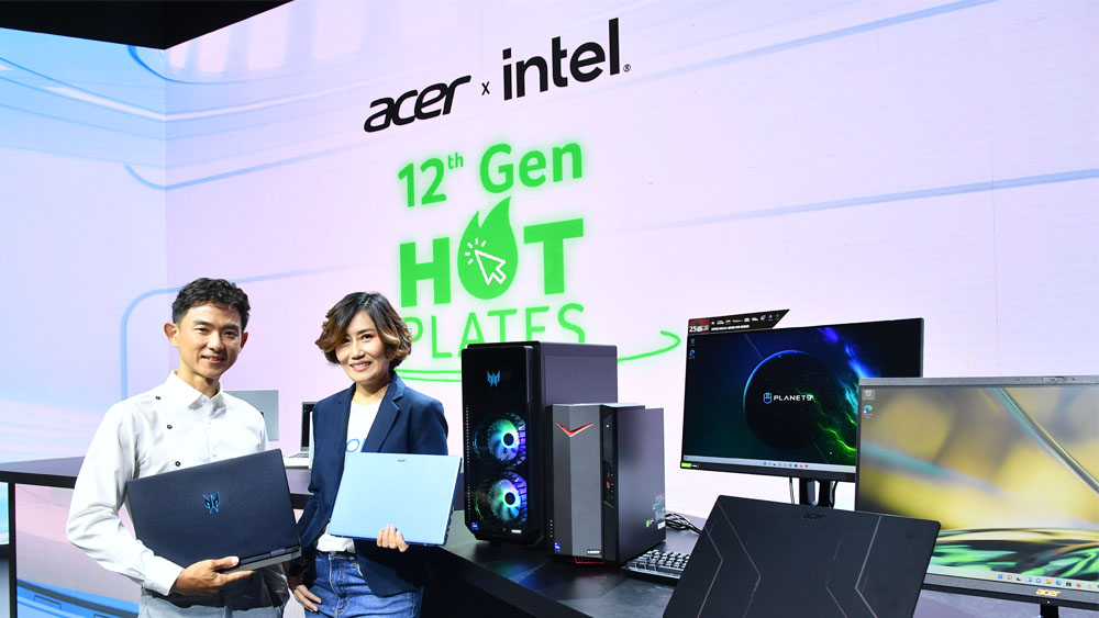 Acer เปิดตัว โน้ตบุ๊คและ เดสก์ท็อป รุ่นใหม่ปี 2022 ขุมพลัง Intel Core Gen12th