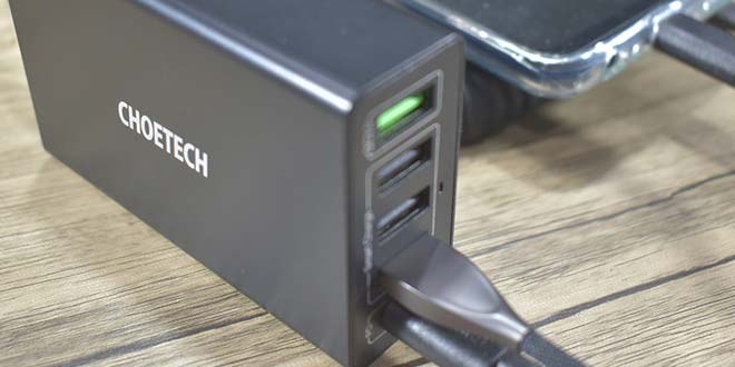 Choetech 5 Port  USB-C Charger
