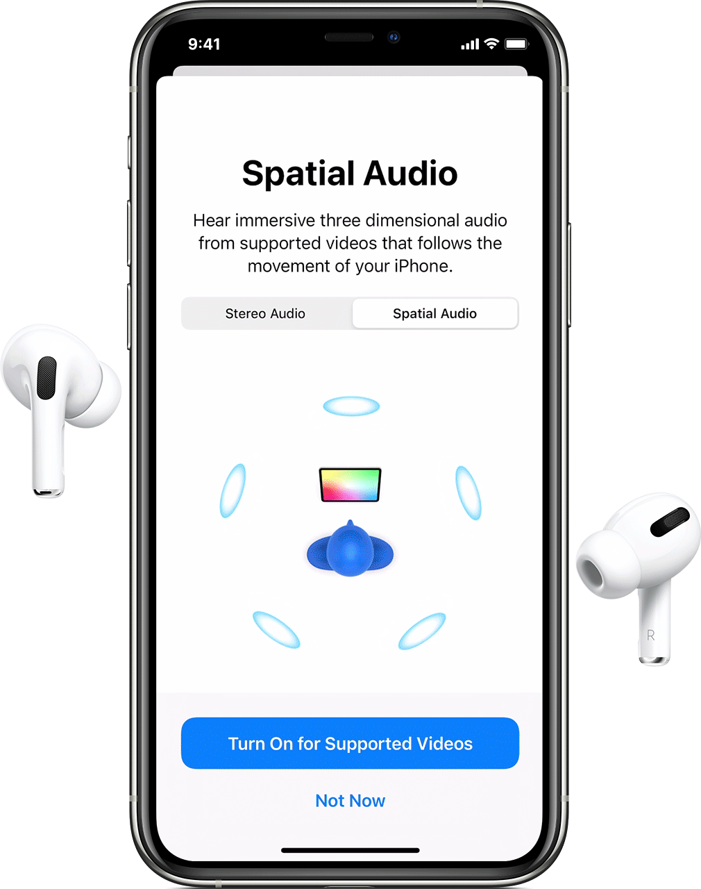 ตั้งค่า  Spatial Audio ให้กับ AirPods Pro