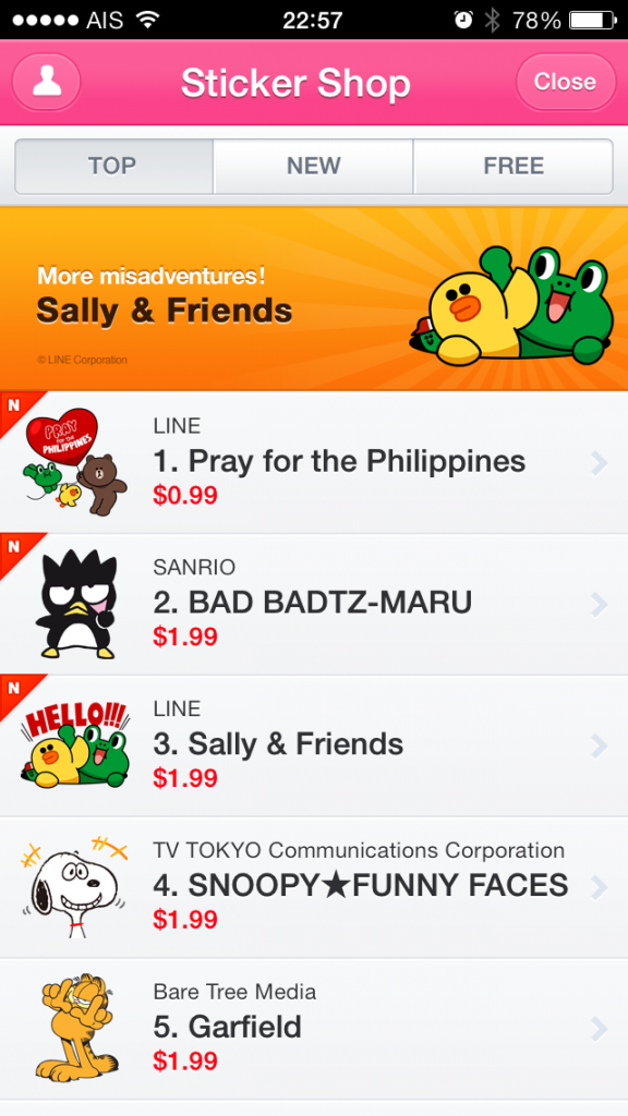 line