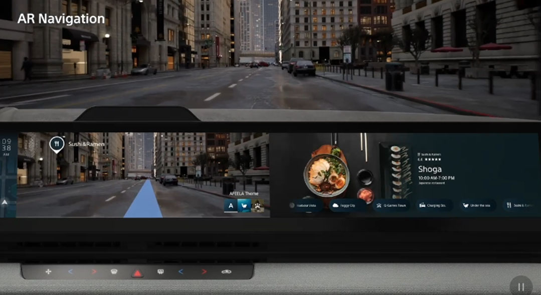 sony honda afeela ev car