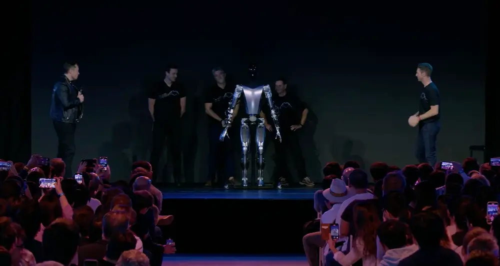 หุ่นยนต์ tesla optimus humanoid robot