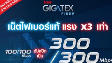 true gigatex fiber 300/300 mbps
