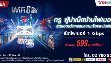 แพคเกจ wifi 6 router จาก true online